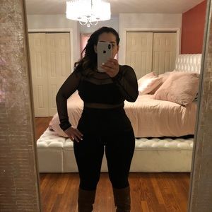 NWT Guess sexy top w/ mesh inserts